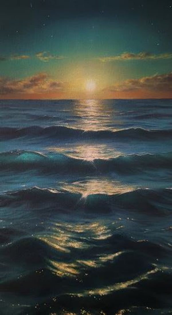 The Sea Glows | Original Oil Painting