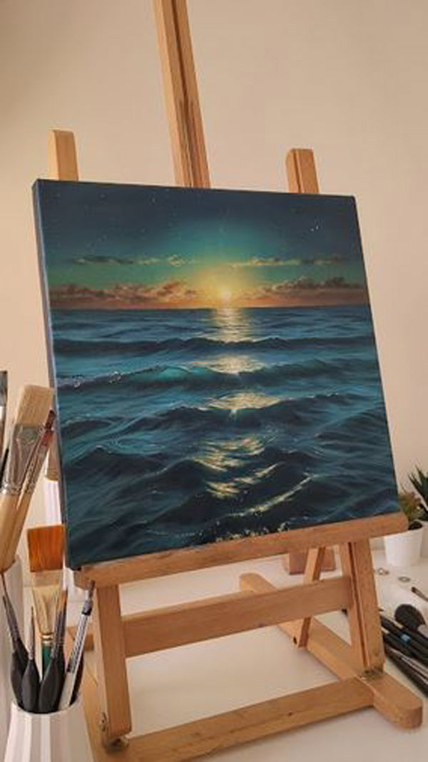 The Sea Glows | Original Oil Painting