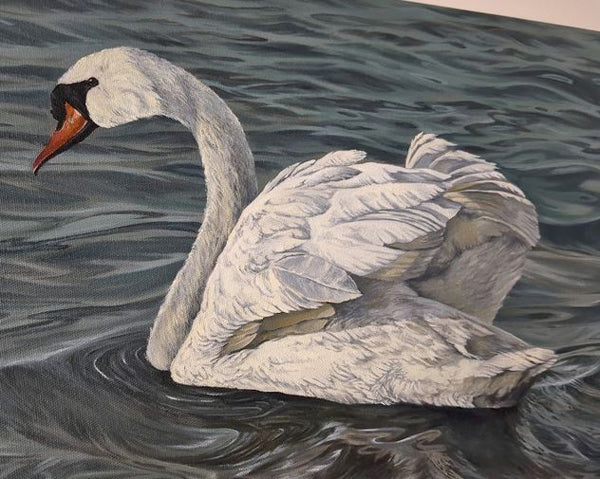 Ivory Wings | Original Oil Painting