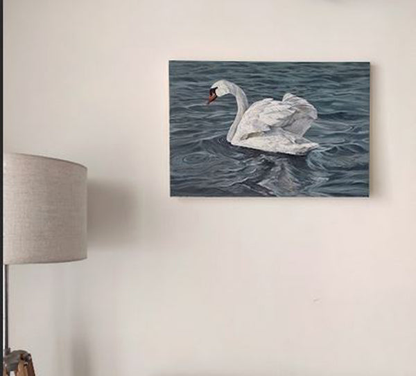 Ivory Wings | Original Oil Painting