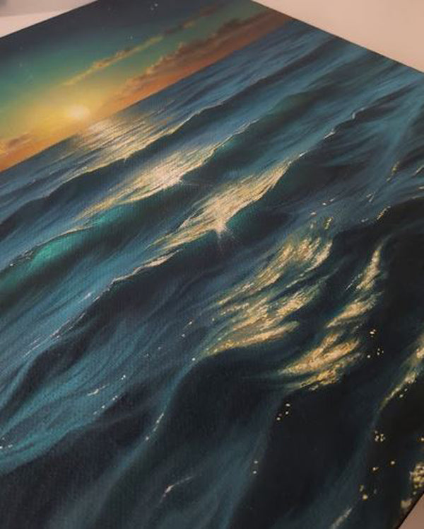 The Sea Glows | Original Oil Painting