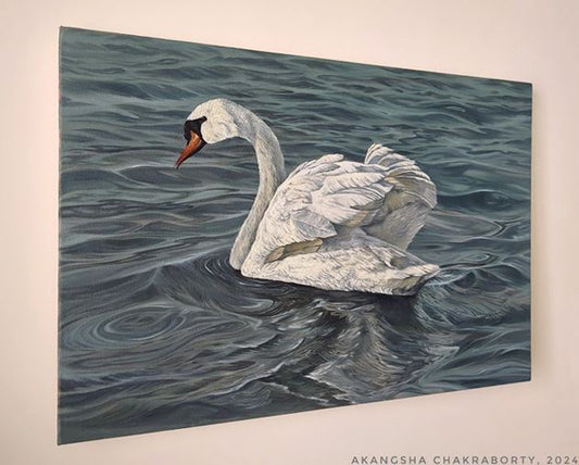 Ivory Wings | Original Oil Painting
